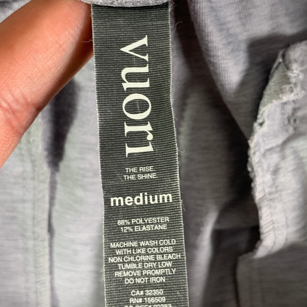 Vuori Sunday Performance Joggers Men Medium Gray Stretch Athleisure - Picture 3 of 12